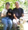 'Lucy' with her new family